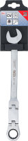 Doppelgelenk-Ratschenring-Maulschlüssel | abwinkelbar | SW 19 mm