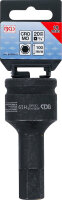 Kraft-Bit-Einsatz | Länge 100 mm | Antrieb Innenvierkant 20 mm (3/4") | Innensechskant 19 mm