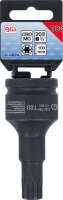 Kraft-Bit-Einsatz | Länge 100 mm | Antrieb Innenvierkant 20 mm (3/4") | T-Profil (für Torx) T80