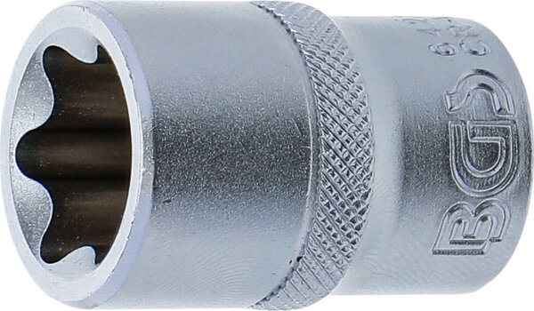 Steckschlüssel-Einsatz E-Profil | Antrieb Innenvierkant 12,5 mm (1/2") | SW E22