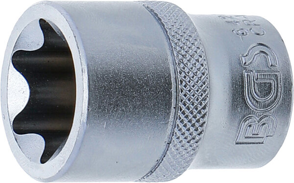 Steckschlüssel-Einsatz E-Profil | Antrieb Innenvierkant 12,5 mm (1/2") | SW E24