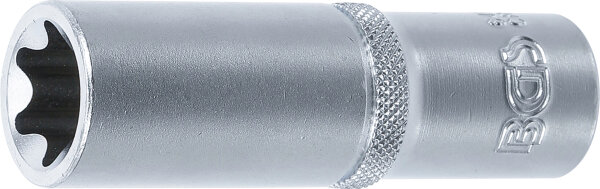 Steckschlüssel-Einsatz E-Profil, tief | Antrieb Innenvierkant 12,5 mm (1/2") | SW E20