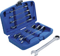 Ratschenring-Maulschlüssel-Satz | SW 8 - 19 mm | 8-tlg.