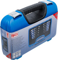 Ratschenring-Maulschlüssel-Satz | kurz | abwinkelbar | SW 8 - 19 mm | 12-tlg.