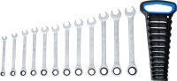 Maulratschen- und Ratschenring-Schlüssel-Satz | SW 8 - 19 mm | 12-tlg.