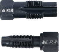Reparaturwerkzeug für Lambdasondengewinde | M18 x 1,5 mm | M12 x 1,25 mm | 2-tlg.