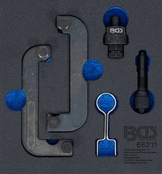 Werkstattwageneinlage 1/6: Motor-Einstellwerkzeug-Satz | für Audi 2.4, 2.8, 3.0 TFSI
