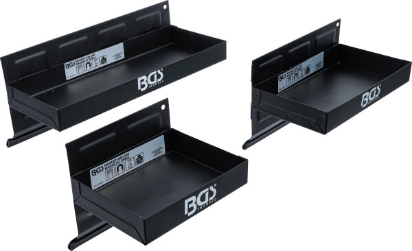 Magnet-Ablagen-Satz | 150 / 210 / 310 mm | 3-tlg.