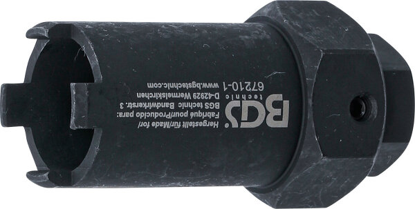 Spezial-Einsatz für Düsenstock | Antrieb Außensechskant 32 mm | für Mercedes-Benz, Neoplan, Setra