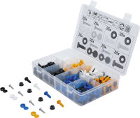 Schrauben-, Muttern- und Abdeckkappen-Sortiment | 400-tlg.