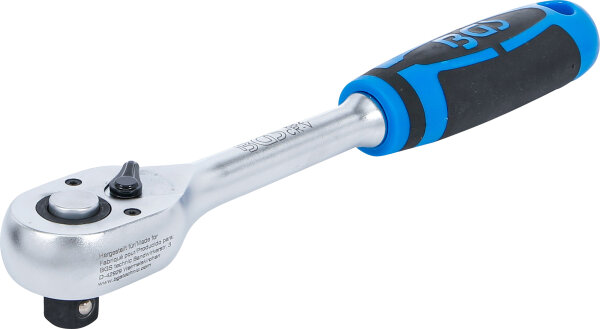 Umschaltknarre | gerade Ausführung | feinverzahnt | Abtrieb Außenvierkant 12,5 mm (1/2")