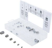 Gewindeeinsätze-Sortiment | selbstschneidend | 32-tlg.