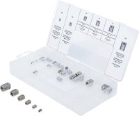 Gewindeeinsätze-Sortiment | selbstschneidend | 32-tlg.
