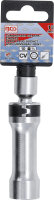 Zündkerzen-Gelenkeinsatz Zwölfkant mit Haltefeder | Antrieb Innenvierkant 10 mm (3/8") | SW 18 mm