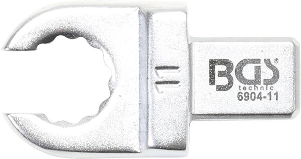 Einsteck-Ringschlüssel | offen | 11 mm | Aufnahme 9 x 12 mm