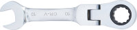 Ratschenring-Maulschlüssel | kurz | abwinkelbar | SW 10 mm