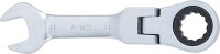 Ratschenring-Maulschlüssel | kurz | abwinkelbar | SW 11 mm