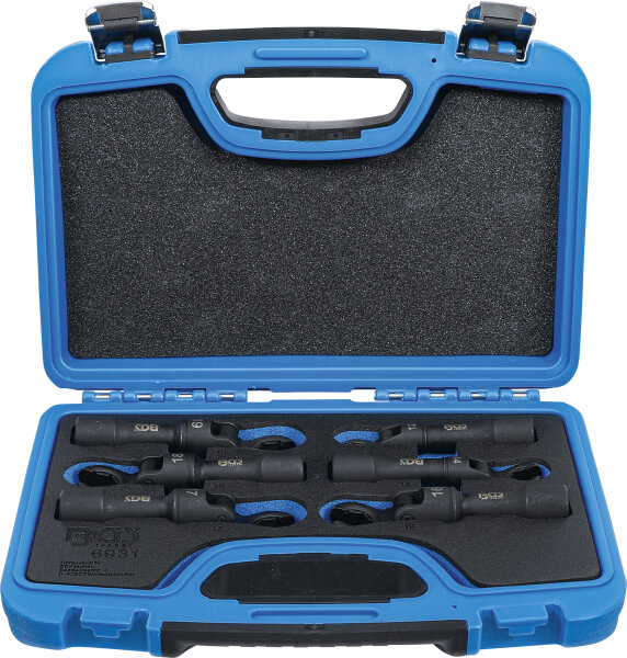 Hahnenfußschlüssel-Satz | Antrieb Innenvierkant 12,5 mm (1/2") | flexibel | 6-tlg.