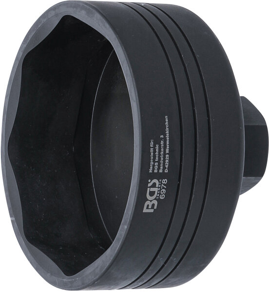 Achsmuttern-Schlüssel | 8-kant | für BPW 12 t Achsen | SW 109 mm