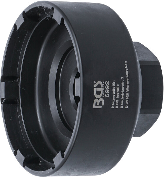 Antriebswellen-Nutmuttern-Schlüssel | für MAN & Mercedes Lkws | 101,5 x 110 mm