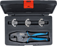 Crimpzangen-Satz | mit 3 Paar Backen | für Solar-Steckverbindungen MC3 / MC4 / Tyco