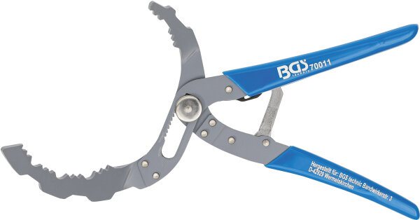 Ölfilterzange | selbstjustierend | Ø 60 - 120 mm | 30° abgewinkelt