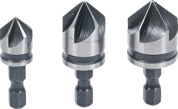 Senker-Bit-Satz | HSS | Antrieb 6,3 mm (1/4") | 12 - 16 - 19 mm | 3-tlg.