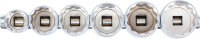 Steckschlüssel-Einsatz-Satz, Zwölfkant | Antrieb Innenvierkant 12,5 mm (1/2") | SW 24 - 38 mm | 6-tlg.