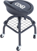 Werkstattstuhl | mit 4 Rollen | höhenverstellbar | 540 - 680 mm