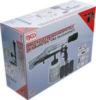 Druckluft-Reinigungspistole mit Bürsten- und Saugaufsatz | 7-tlg.