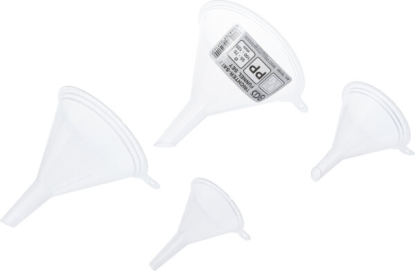 Trichter-Satz | lebensmittelecht | Ø 55 - 125 mm | 4-tlg.