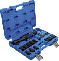 Druckluft-Ratschenschrauber-Satz | 12,5 mm (1/2") | 102 Nm | 14-tlg.