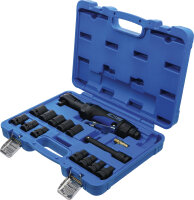 Druckluft-Ratschenschrauber-Satz | 12,5 mm (1/2") | 102 Nm | 14-tlg.