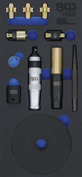 Werkstattwageneinlage 1/3: Felgenschloss-Demontage-Satz | universal