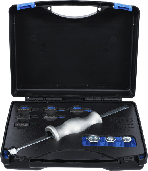 Gleithammer-Satz | mit Gewinde-Adaptern | 12-tlg.