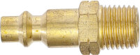 Druckluft-Stecknippel | 6,3 mm (1/4") Außengewinde | USA / Frankreich