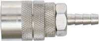 Druckluft-Schnellkupplung mit 6 mm Schlauchanschluss | USA / Frankreich