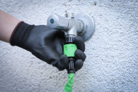 Wasserschlauch | Textil | flexibel | mit Garten-Handbrause mit 7 Funktionen | 3 - 10 m