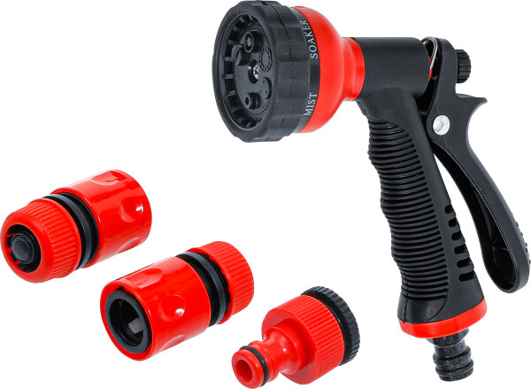 Multifunktions-Garten-Handbrause | mit 6 Funktionen | 5-tlg.
