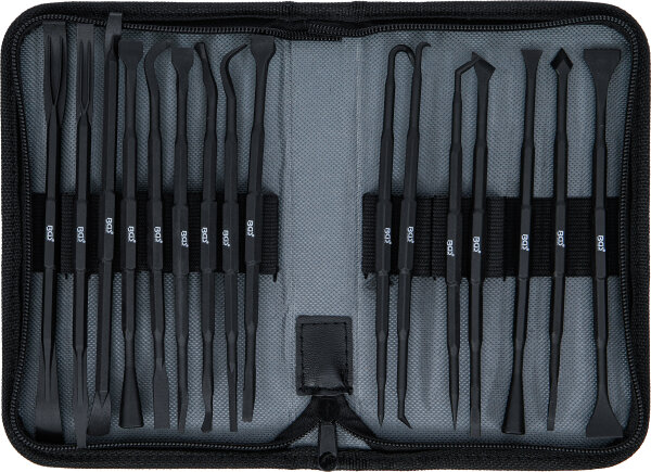 Kunststoff-Schaber und O-Ring / Dichtring Montage- / Demontage-Werkzeug-Satz | 16-tlg.