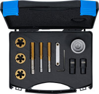 Gewindebohrer- / Schneideisen-Satz für Radmuttern und Bolzen | 12-tlg.