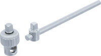 Steckschlüssel-Adapter mit Ratschenfunktion | mit Gleitgriff | Abtrieb 12,5 mm (1/2")