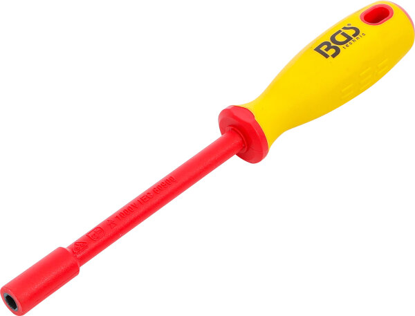 VDE-Steckschlüssel-Schraubendreher | Sechskant | SW 6 mm | Klingenlänge 125 mm