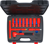 VDE-Steckschlüssel-Satz | Antrieb Innenvierkant 12,5 mm (1/2") | SW 10 - 24 mm | 11-tlg.