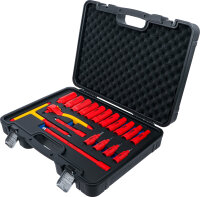 VDE-Steckschlüssel- und Bit-Einsatz-Satz | Antrieb Innenvierkant 10 mm (3/8") | 19-tlg.