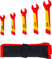 VDE-Einmaulschlüssel-Satz | SW 7 - 14 mm | 5-tlg.