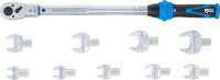 Drehmomentschlüssel-Satz | für 14 x 18 mm Einsteckwerkzeuge | 40 - 210 Nm | 11-tlg.