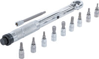 Drehmomentschlüssel-Satz | Abtrieb Außenvierkant 6,3 mm (1/4") | 2 - 24 Nm | 11-tlg.