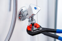 Wasserpumpenzange | mit adaptierbaren Schonbacken | 240 mm