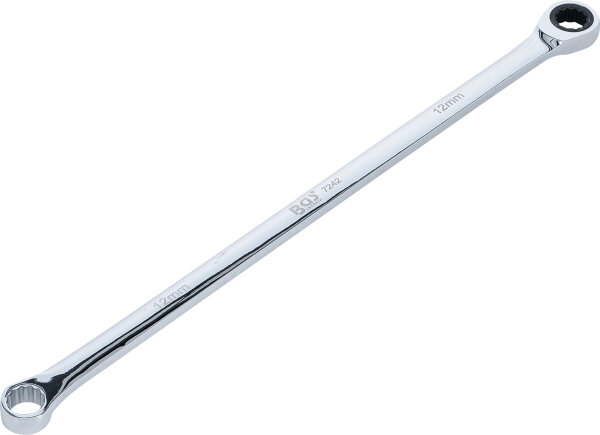 Ratschenring- und Ringschlüssel | extra lang | SW 12 mm